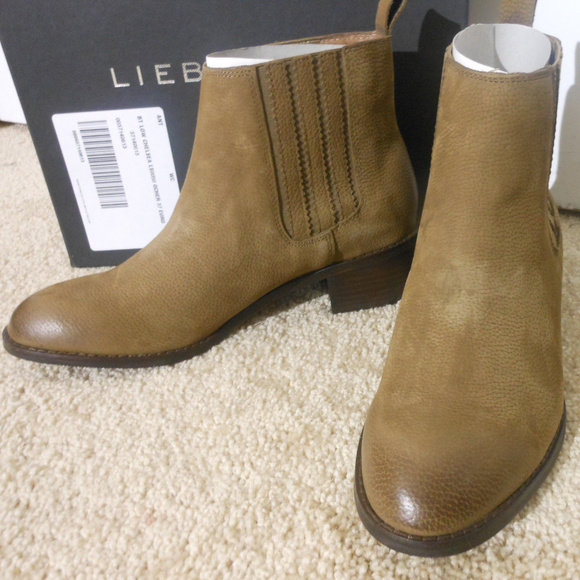 ANTHROPOLOGIE NWB Liebeskind Leather Salento Chelsea Boots 37EU $248